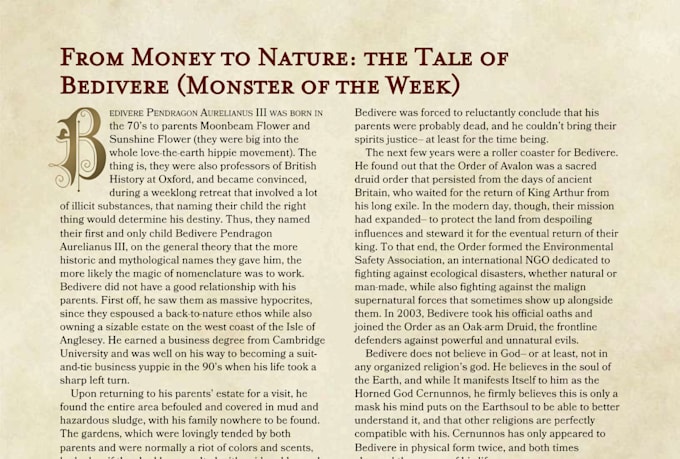 write the backstory for your dungeons and dragons character